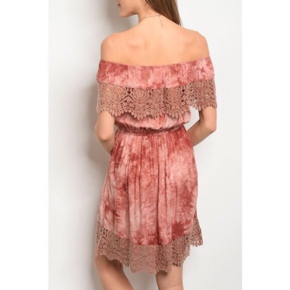 *TAKING DOWN* Hayden Lace Boho Tie Dye Dress - Picture 5 of 10